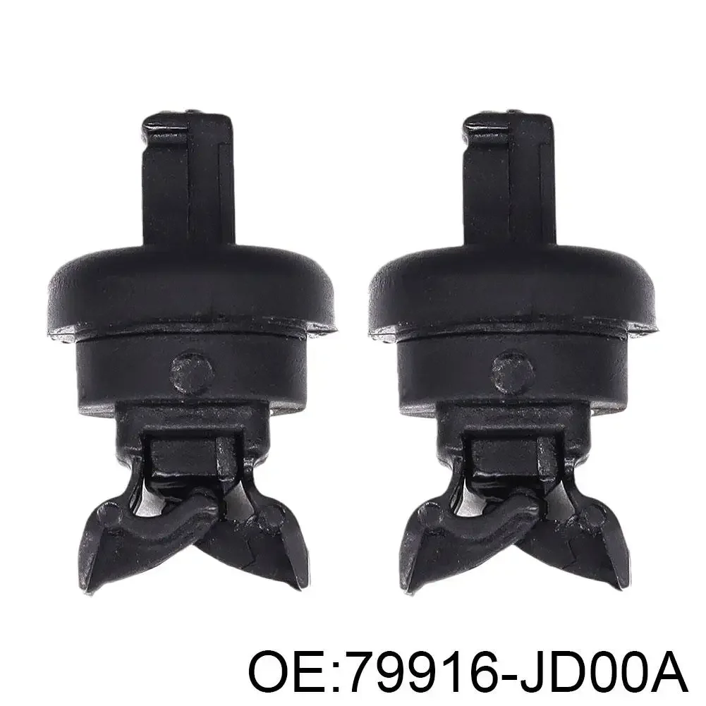 2 шт. пряжка багажника 79916-JD00A автомобильный шнур зажимы для полки для посылок подходят для Nissan Qashqai J10 J11 Rogue Sport Note E11 черный O0O2