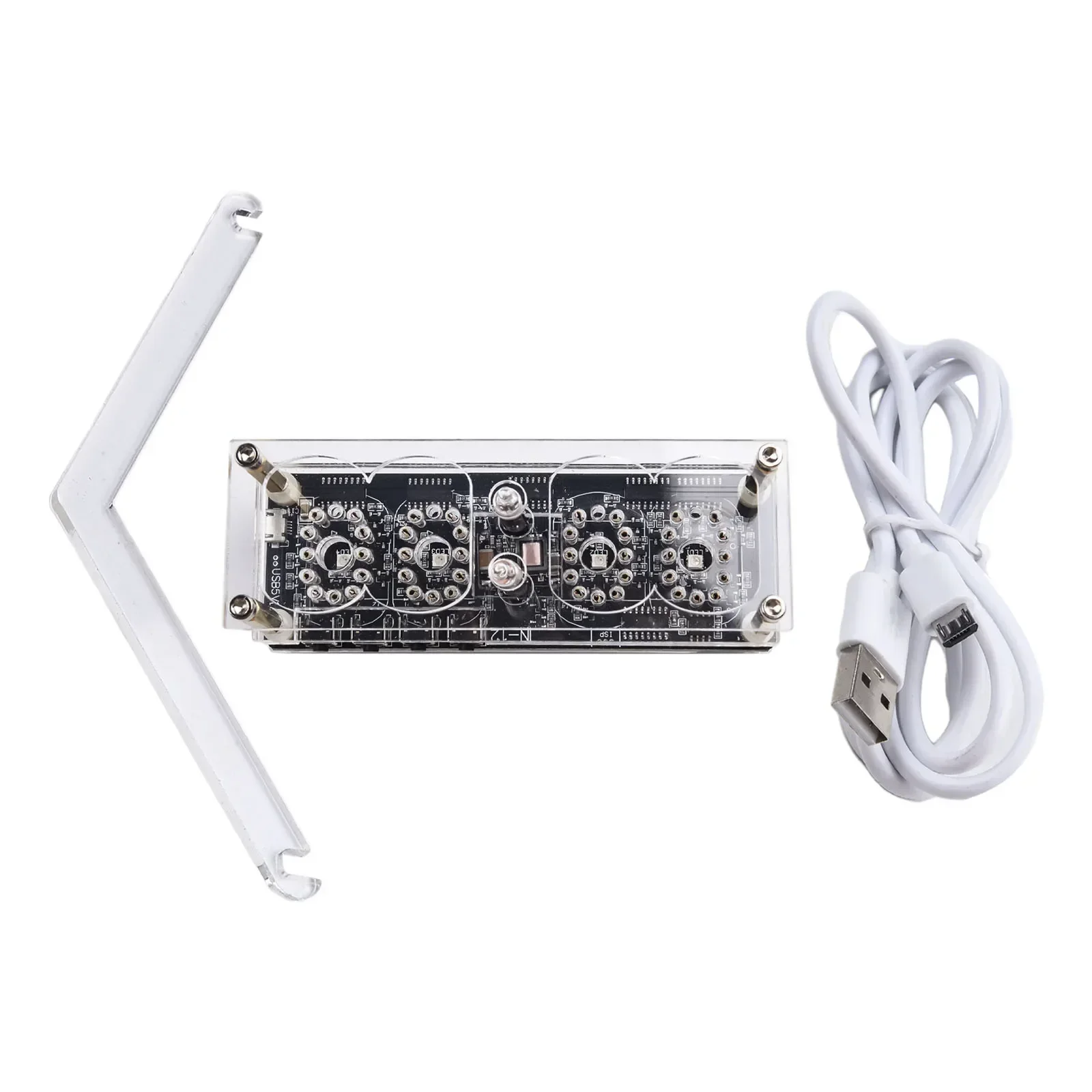 - Флуоресцентные 225 цветов цифровые часы флуоресцентные светящаяся трубка Nixie