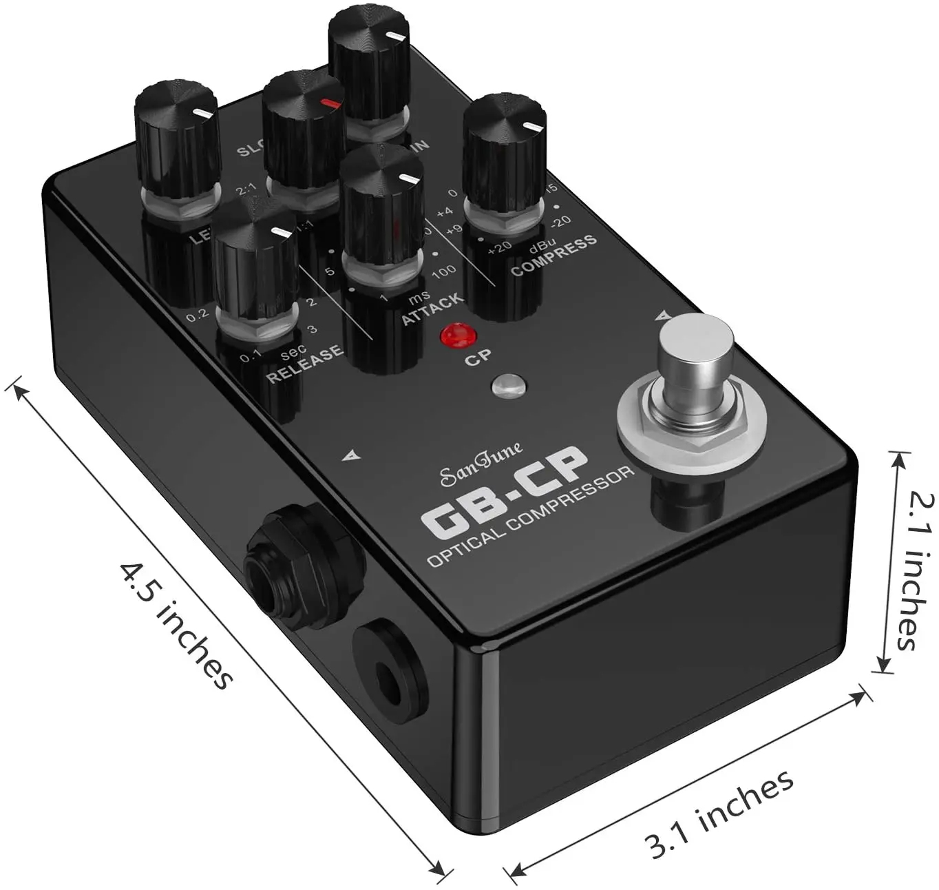 LILT GB-CP Optical Compressor Guitar and Bass Effects Pedal enlarge