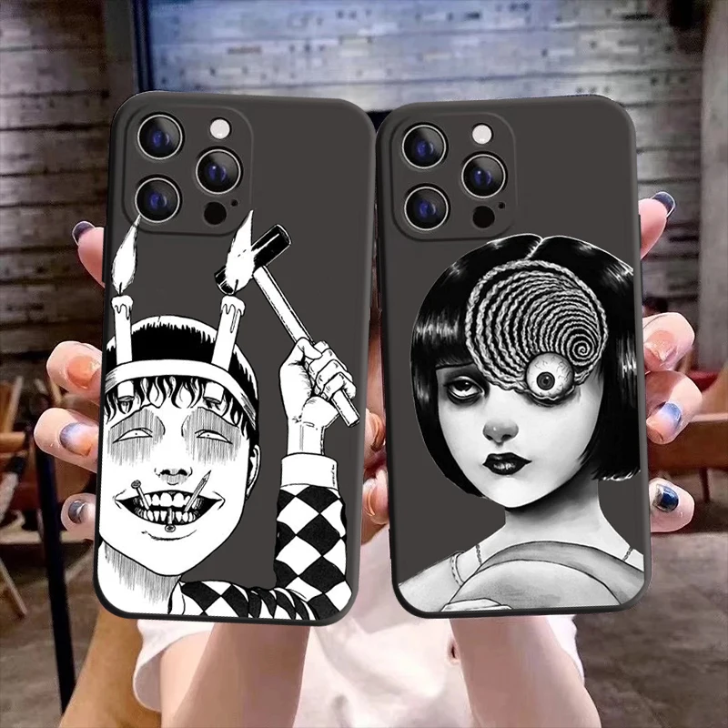 

Чехол для телефона Junji Ito Collection, Мягкий Силиконовый ТПУ чехол для iPhone 11, 12, 13 Pro Max, X, XR, XSMax, 6, 6S, 7, 8 Plus, 13Mini