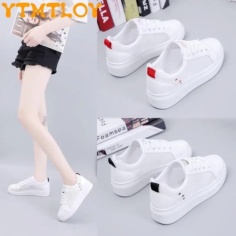 

Little White Shoes Ladies 2021 Spring Hot-selling Style Mesh Fashion Casual All-match Fashionable Flat Sneakers