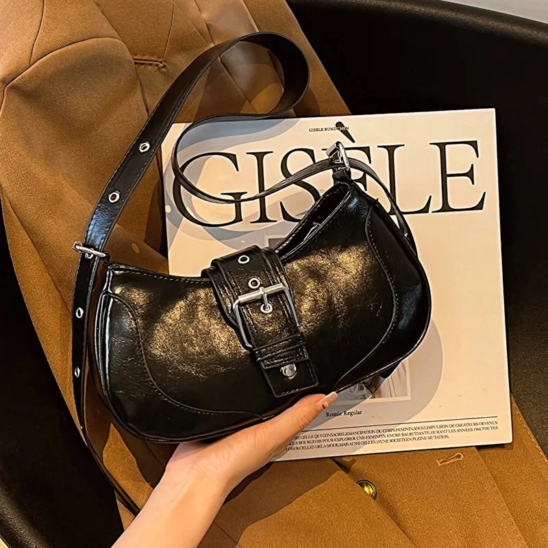 

PU Leather Women's Shoulder Bag Casual Crossbody Bag Hobos Handbag