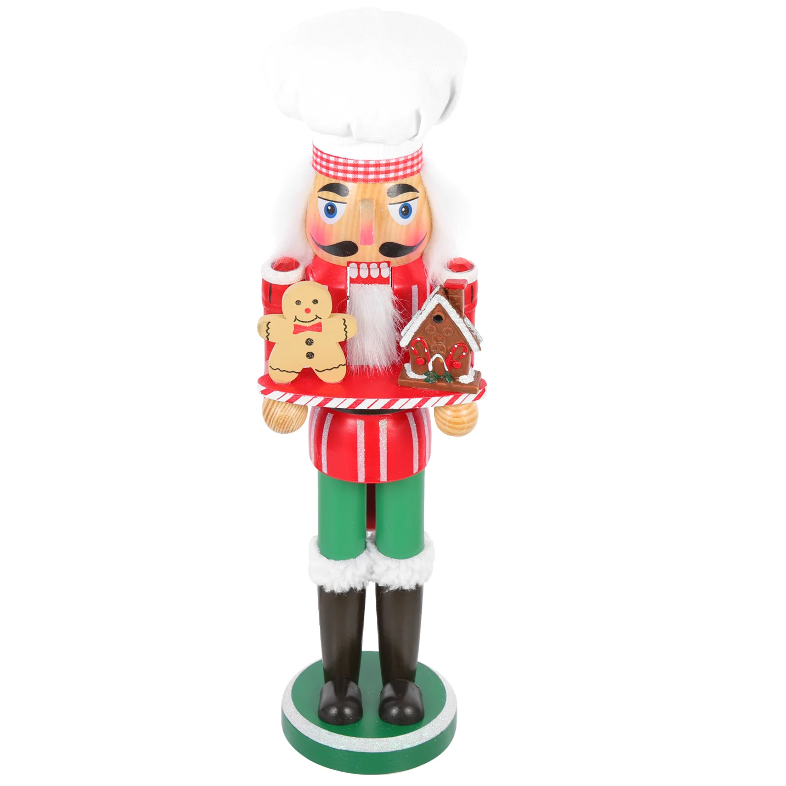 

Nutcracker Christmasnutcrackers Wood Desktop Wooden Ornaments Gift Decorations Decor Ornament Decoration Soldier Decals Kitchen