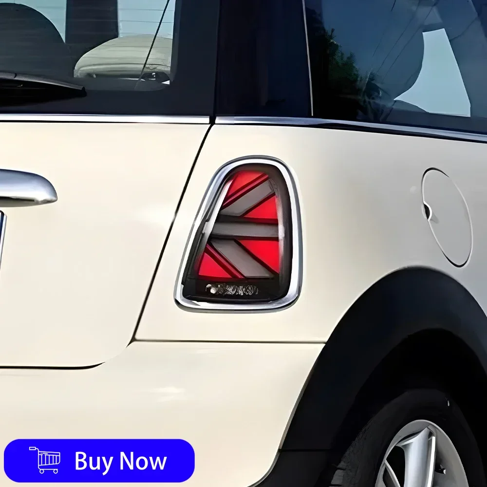 Фото Для MINI R56 R57 R58 2007-2013 год обновления высокой конфигурации автомобильные задние фонари в сборе светодиодный автомобильный стример поворотники аксессуары №3