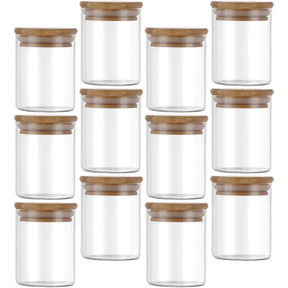 

Glass Storage Jarsssss Canisters Cereal Coffee Jars With Bamboo Lids