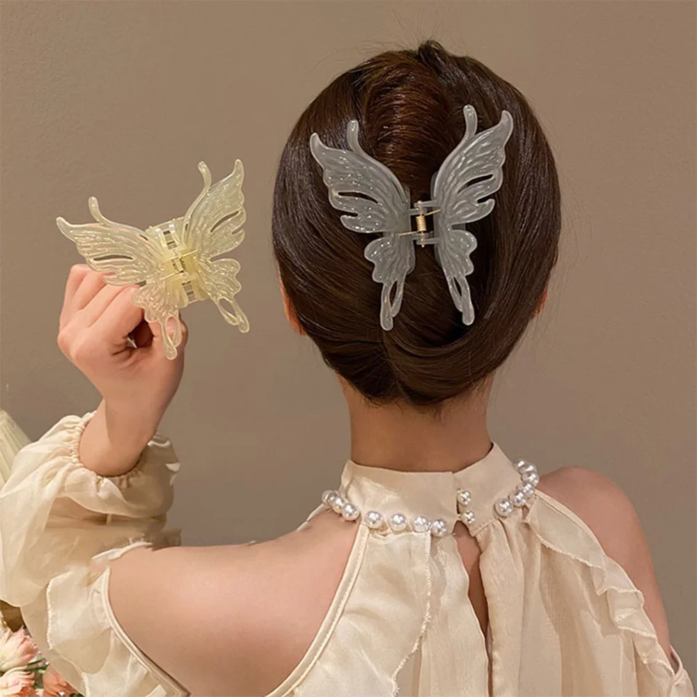 

New Sweet Fairy Butterfly Colorful Hair Claw Styling Tools Hairpin for Women Girls Hair Clip Barrette Hair Accessories