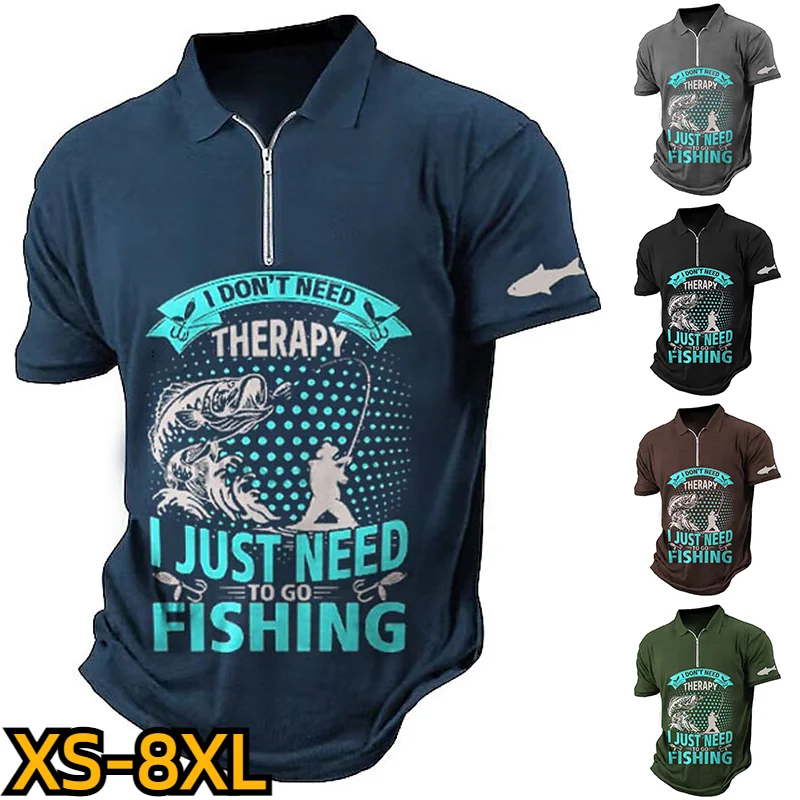 

2023 Fashion Lapel Short Sleeve Casual Pullover Men's POLO Shirt Men's New Top Tie-dyed Printed T-shirt Summer Zipper T-shirt