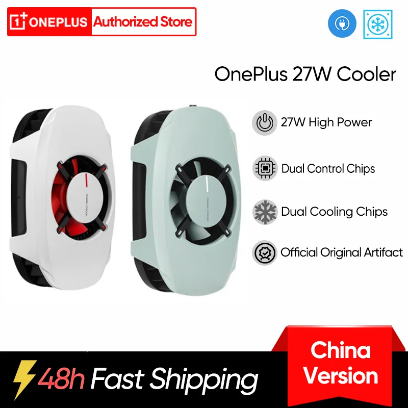 OnePlus 27W Freezing Point Cooling Back Clip High Power Low Noise Double Refrigeration Mobile Phone Game Cooler For OnePlus 11