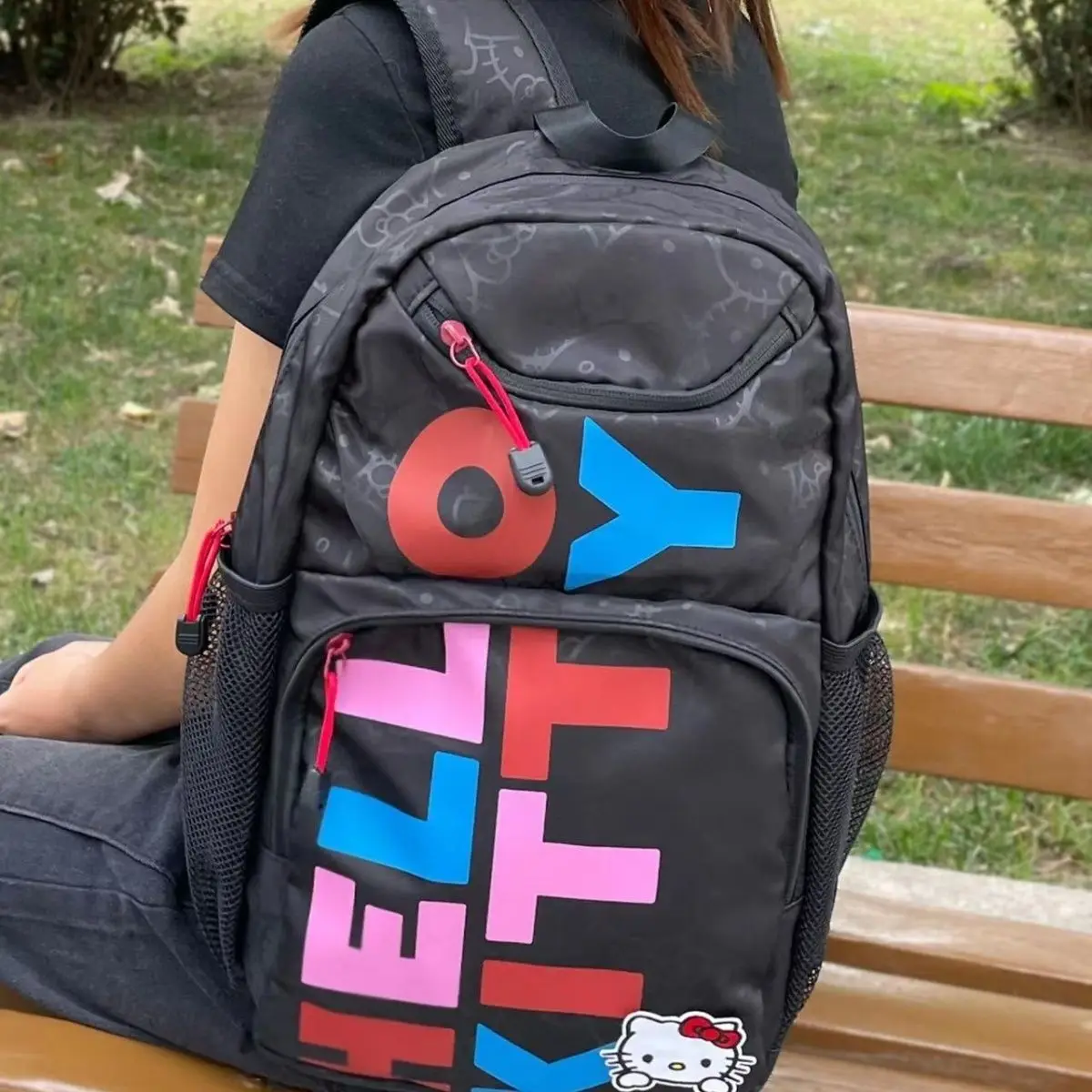 

Kawaii Hello Kitty Backpack Female Cute Backpacks Female Student Printed Schoolbag Mochila Infantil Escolar Bags for Girls light