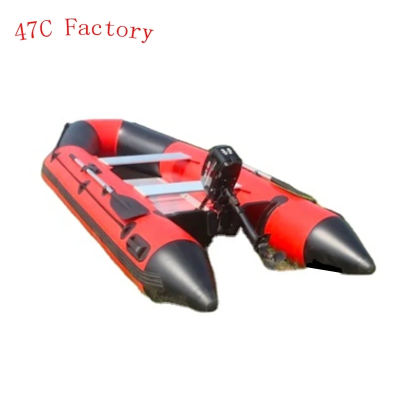 

CE TM300 Rubber Thickened Fishing Kayak Inflatable Rowing Boats Super Wear-resistant Aluminum Alloy Floor For 3 Person