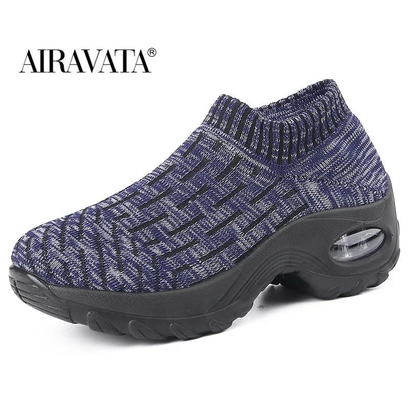 Women Fashion Sneakers Breathable Platform Casual Walking Shoes Female Height Increasing  Athletic Footwear Size 35-42
