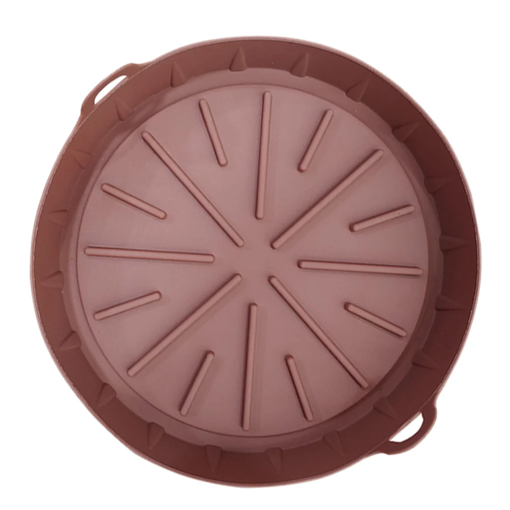 

Air Fryer Pan Baking Silicone Basket Tray Cake Steamer Pot Healthy Silicon Brownie Bread Liner Oven Safe Replacement Air fryer