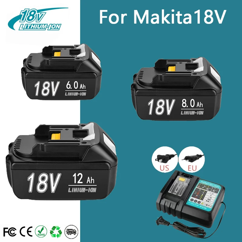 BL1860B BL1860 BL1850 Замена литий-ионного аккумулятора 18 В для электроинструментов Makita