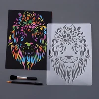 a4 2921cm diy stencil wall painting scrapbook coloring embossing album decorative paper card template wall mandala drawing toy