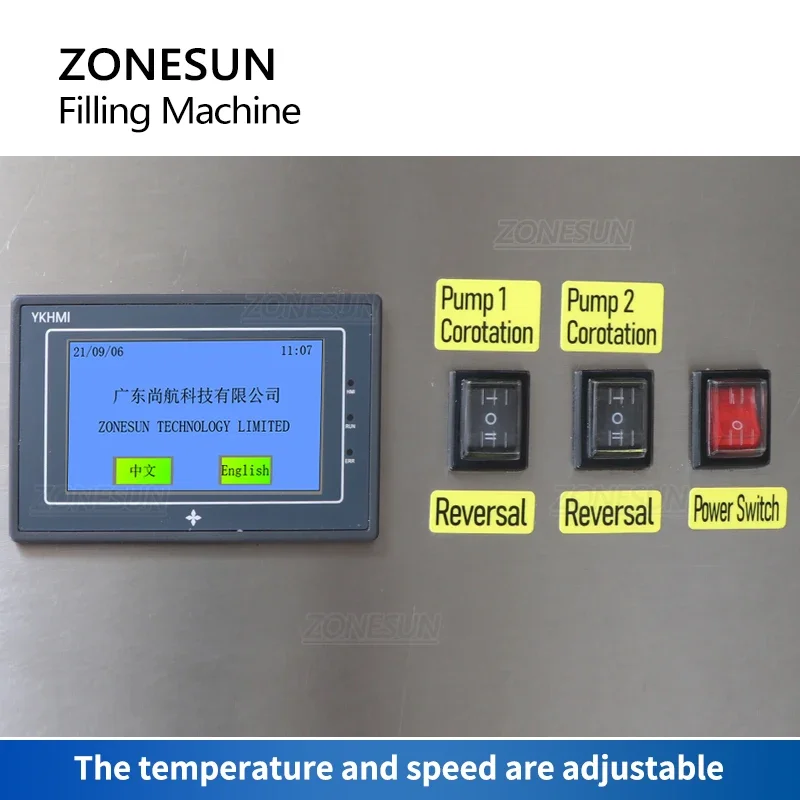 ZONESUN Машина для наполнения воском Шестеренчатый насос Термостойкая жидкость