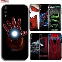 marvel avengers logo phone case for samsung galaxy a01 a01 core bumper funda ultra thin carcasa black coque