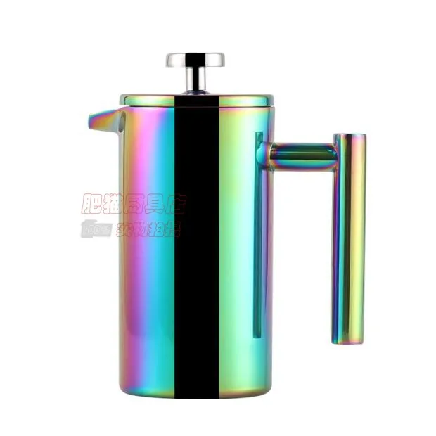 

Percolator Camping Coffee Pot Filter Brewing Espresso Stainless Steel Coffee Tools Cafeteira Francesa Coffeeware Maker EA6KFH