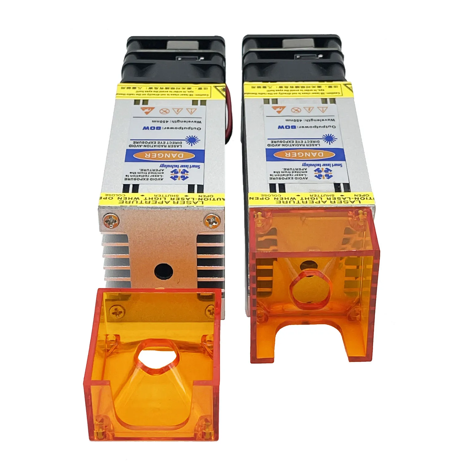 

450nm 80W Laser Module Fixed Focus Laser Engraving Head for CNC Router Laser Engraving Machine Wood Cutting Tool Fast Engraving