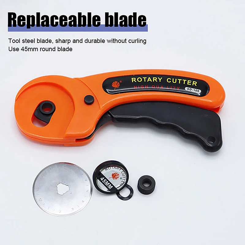 Инструмент для резки кожи кожаного ремесла ткани нож с круглой лезвием сделай