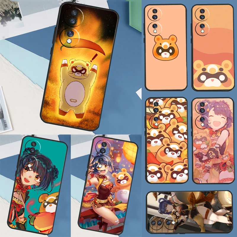 Ударопрочный чехол Guoba Xiangling Genshin для Huawei P30 Pro P20 P40 P50 P Smart Nova 5T Honor Magic 5 Lite X8 X9a 50 70, чехол для телефона