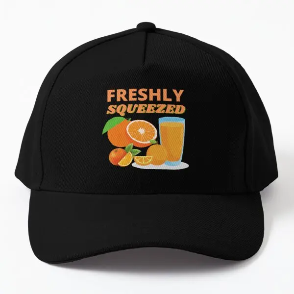 

Freshly Squeezed Baseball Cap Hat Fish Casquette Boys Czapka Spring Bonnet Black Casual Summer Solid Color Mens Outdoor