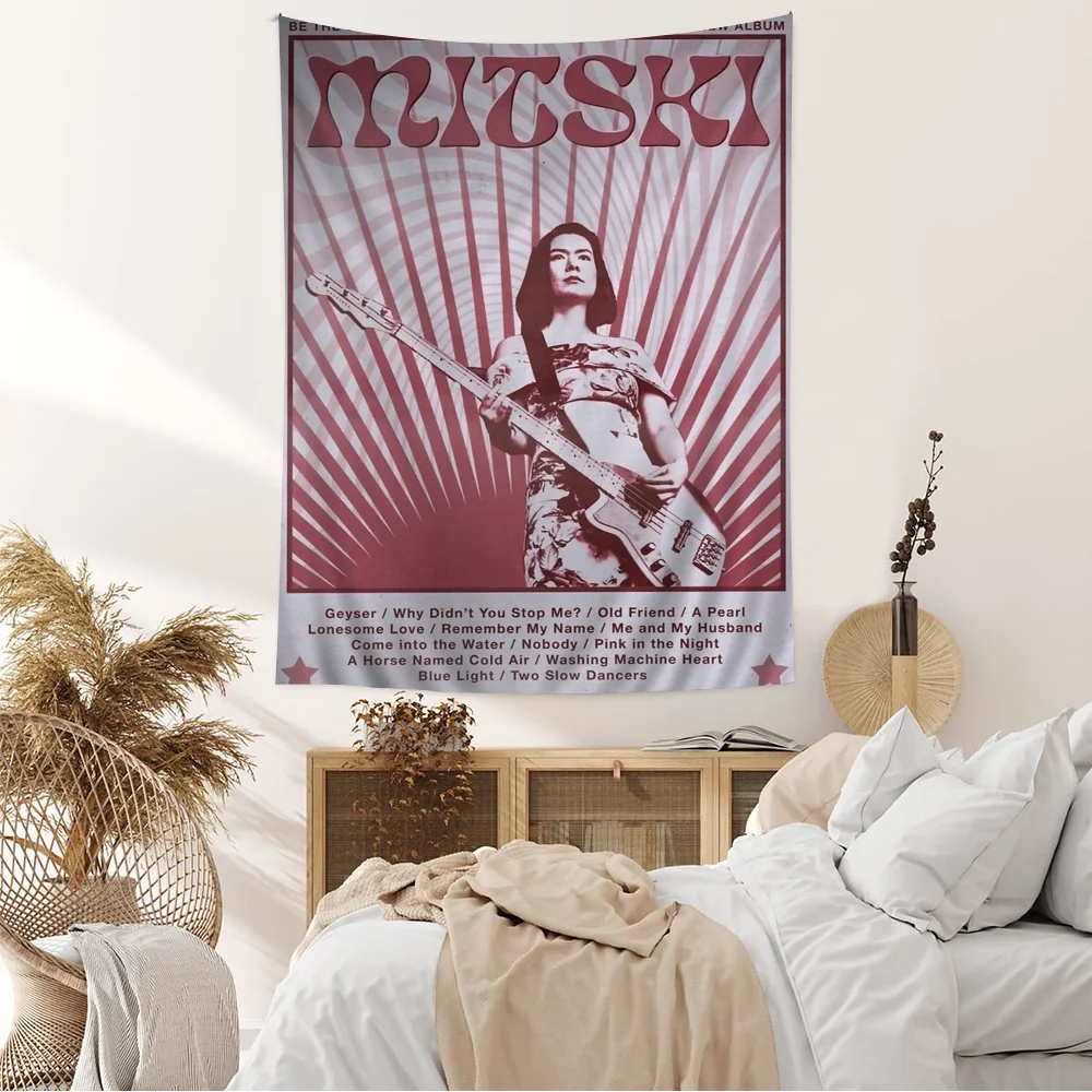 Цветной гобелен Singer M-Mitski настенный подвесной Таро хиппи настенные коврики Dorm