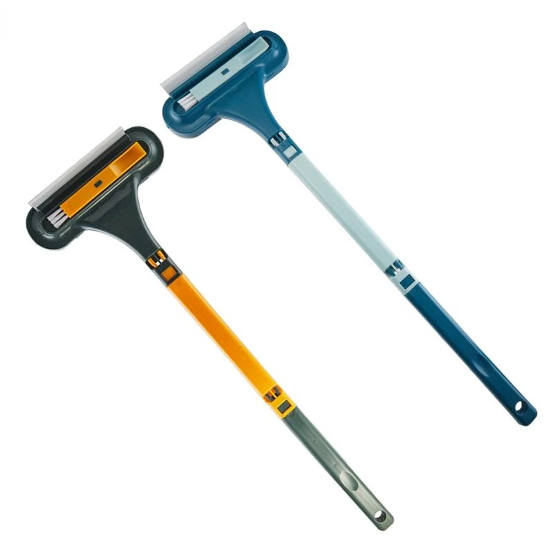

Window Cleaning Brush 3 in 1 with Long Handle Detachable Small Brush Glass Wiper for Home Bedroom Bed Sofa Carpet