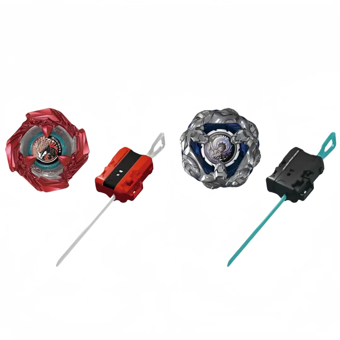 Фото ПОДЛИННАЯ TAKARA TOMY beyscollecto X BX-46 CobaltDrake 9-60R (металлическое покрытие: красный) GoatTackle 7-70T №3