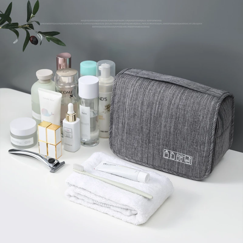 Xiaomi Mijia Travel Makeup Bags Women Waterproof Cosmetic Bag Toiletries Organizer Hanging Dry and Wet Separation Storage on: Косметичка Xiaomi Mijia Travel для женщин, водонепроницаемая, органайзер для косметических принадлежностей с возможностью разделе