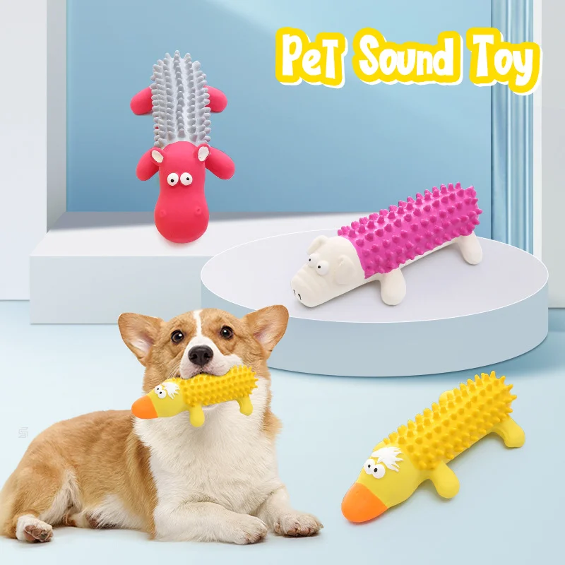 

Игрушки для собак, собаки, латексная жевательная игрушка, устойчивая к укусам, щенок, товары для собак, игрушка со звуком для домашних животн...