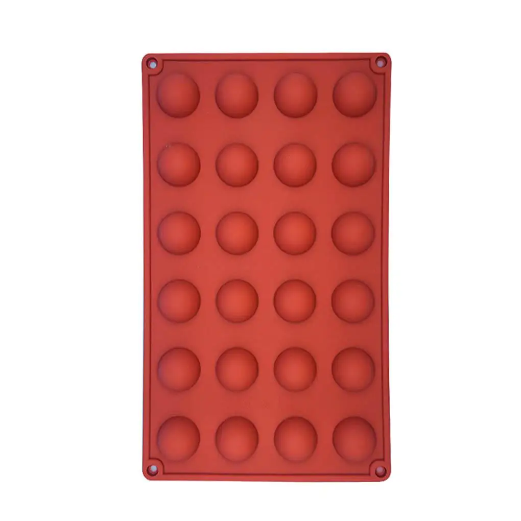 

Cake Mold Half-ball Baking Tray Chocolate Cake Ice Cube Silicone Mould Non-stick Baking Tool
