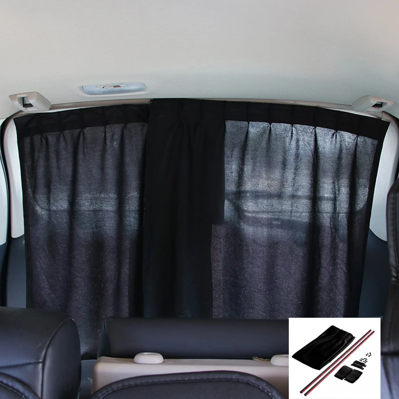 

2PCS Car Sunshade Curtain for Rear Window Universal Sunshade UV Protection Car Accessories