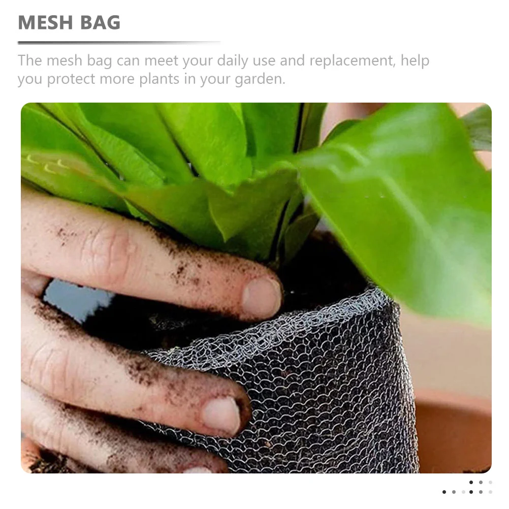 6 шт. корзина для защиты корней растений сумки садовой сетки садовые аксессуары