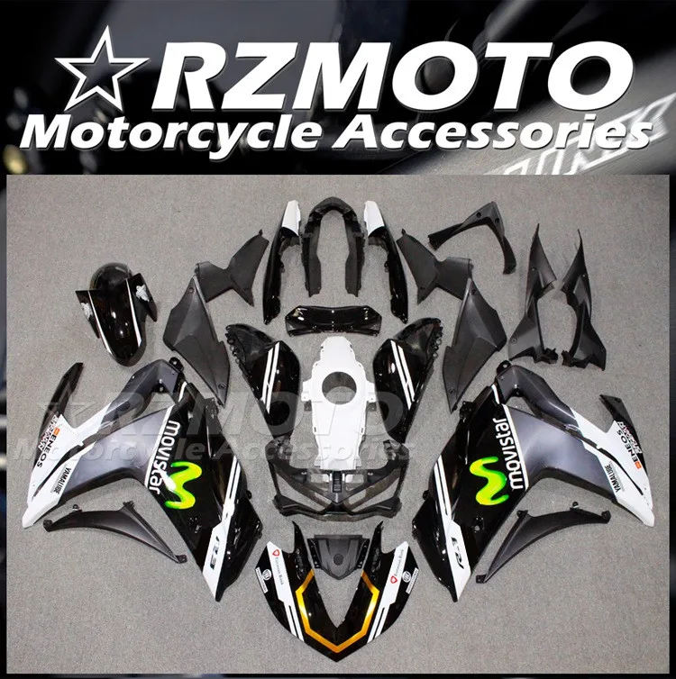 

Injection Mold New ABS Fairings Kit Fit for YAMAHA YZF- R3 2015 2016 2017 2018 15 16 17 18 Bodywork set Movistar