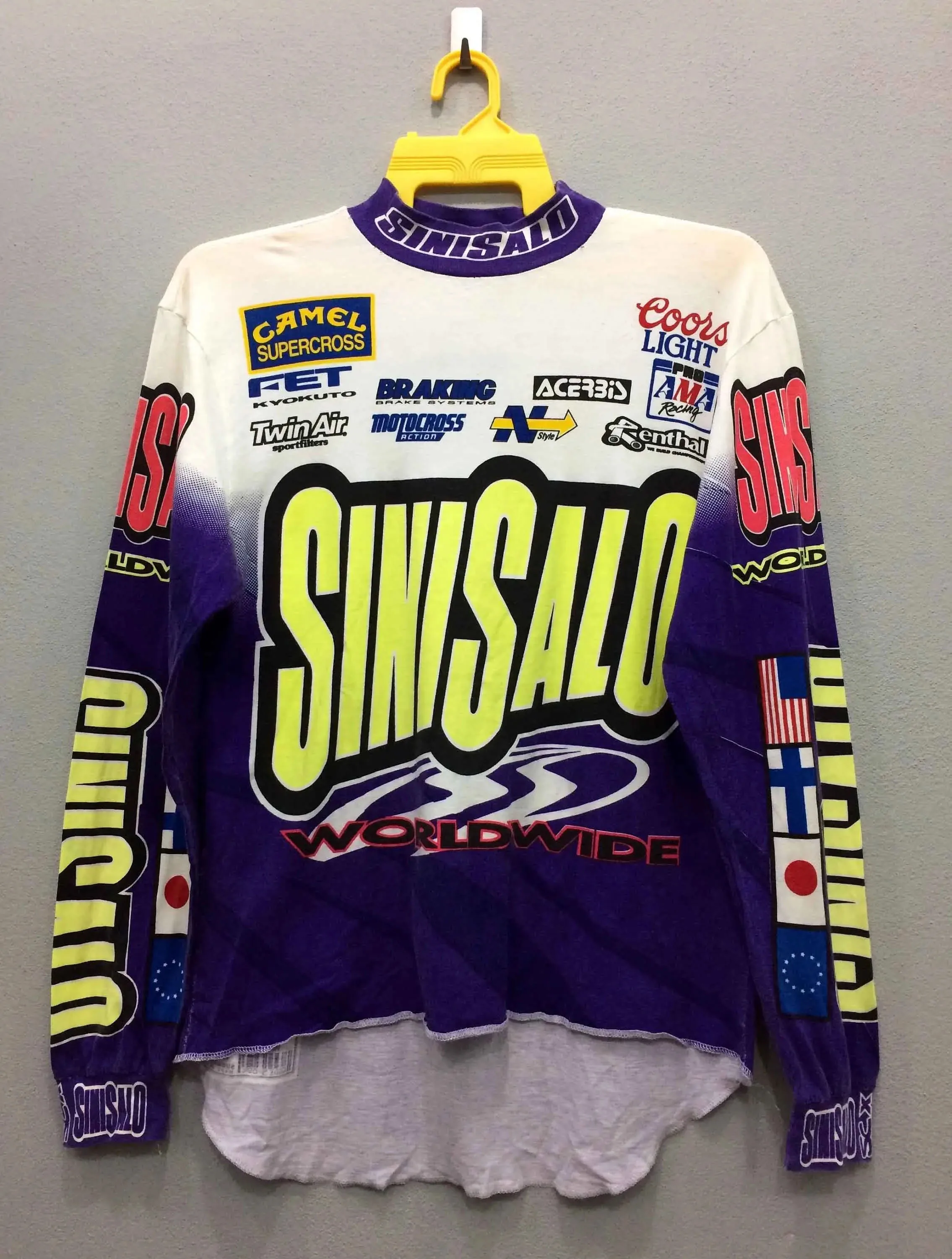 2024 одежда для горного велосипеда винтажная Мужская футболка с длинным рукавом