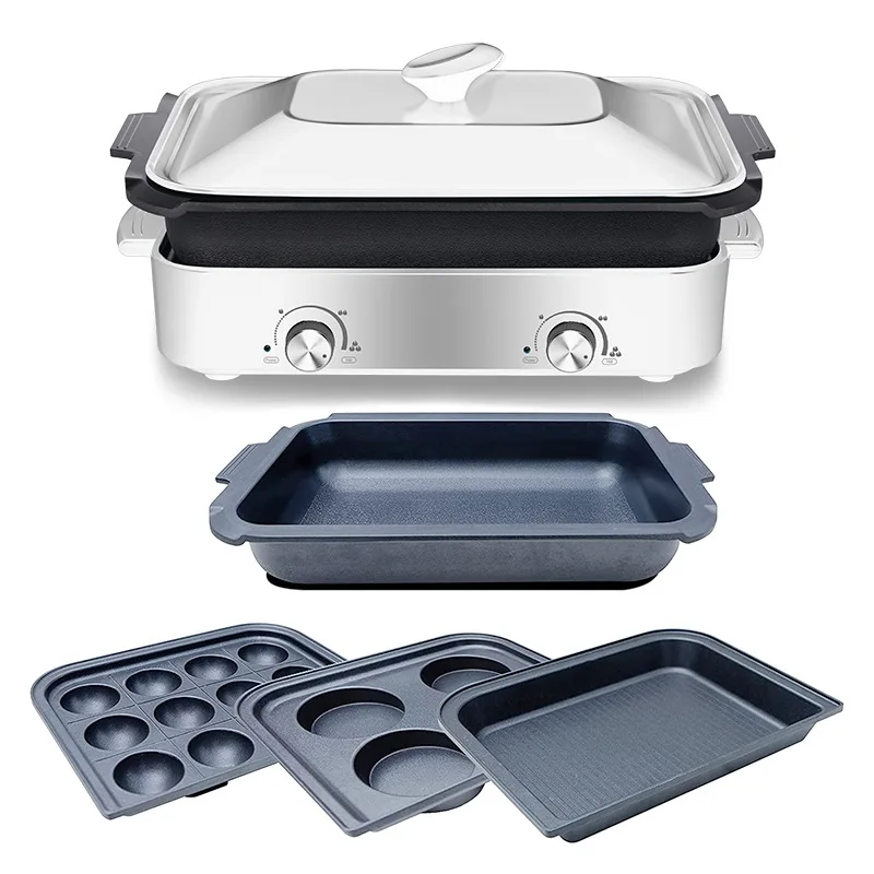 Многофункциональная кастрюля для приготовления пищи электрический гриль