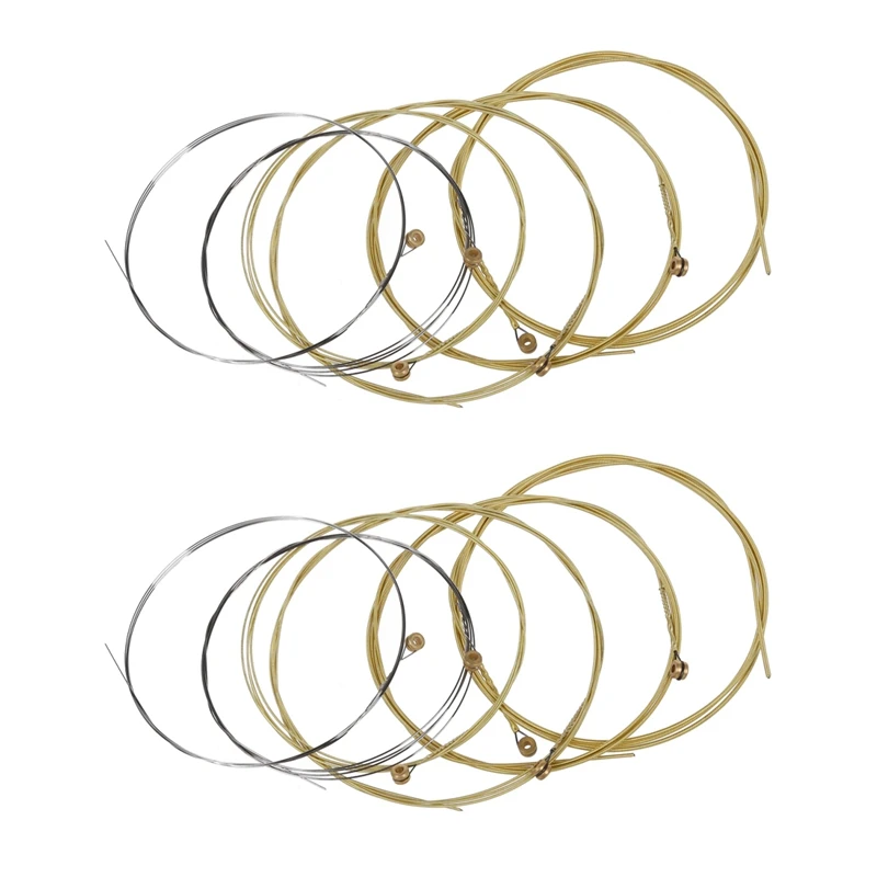 

12 металлических струн для акустической гитары, 1 м, Новинка