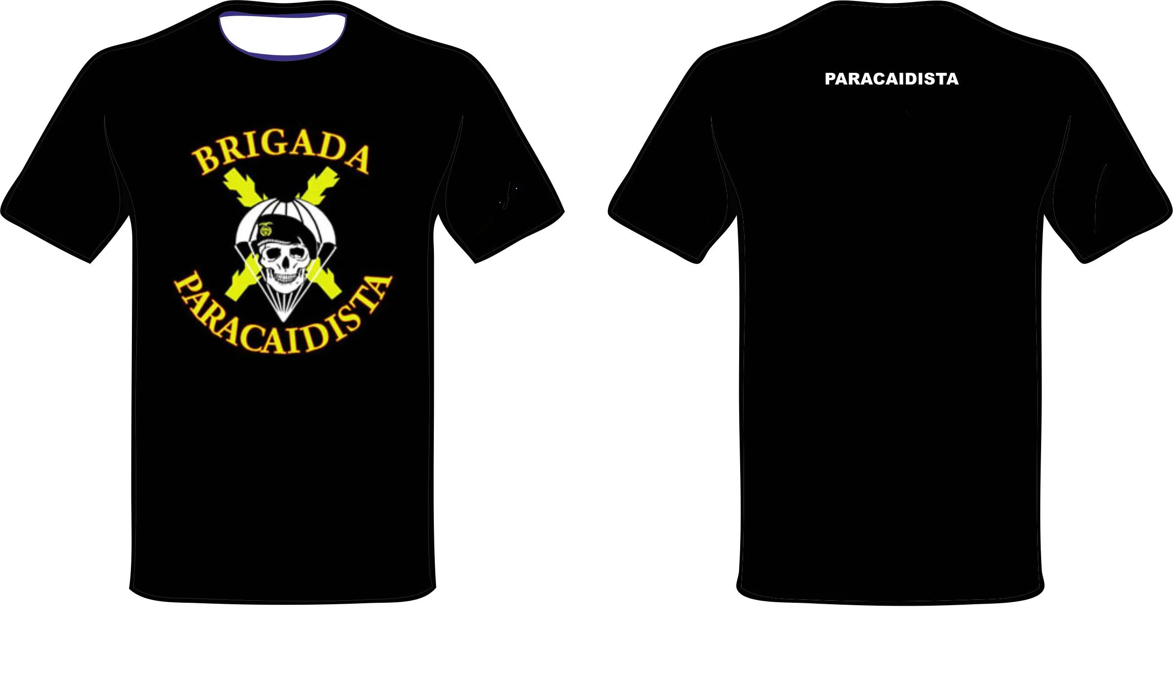 Camiseta Brigada Paracaidista De Tierra para hombre, Camiseta informal De manga corta De algodón con cuello redondo, De verano