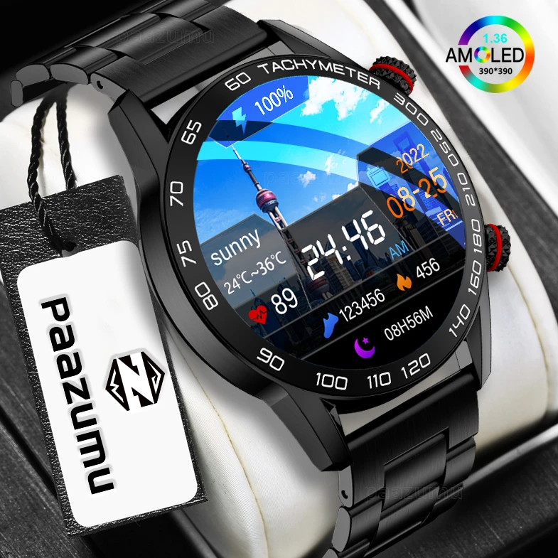 

2022 Smart Watch Men Full Touch Screen Sport fitness tracker Watch IP67 Waterproof Bluetooth For Android ios smartwatch Men+box