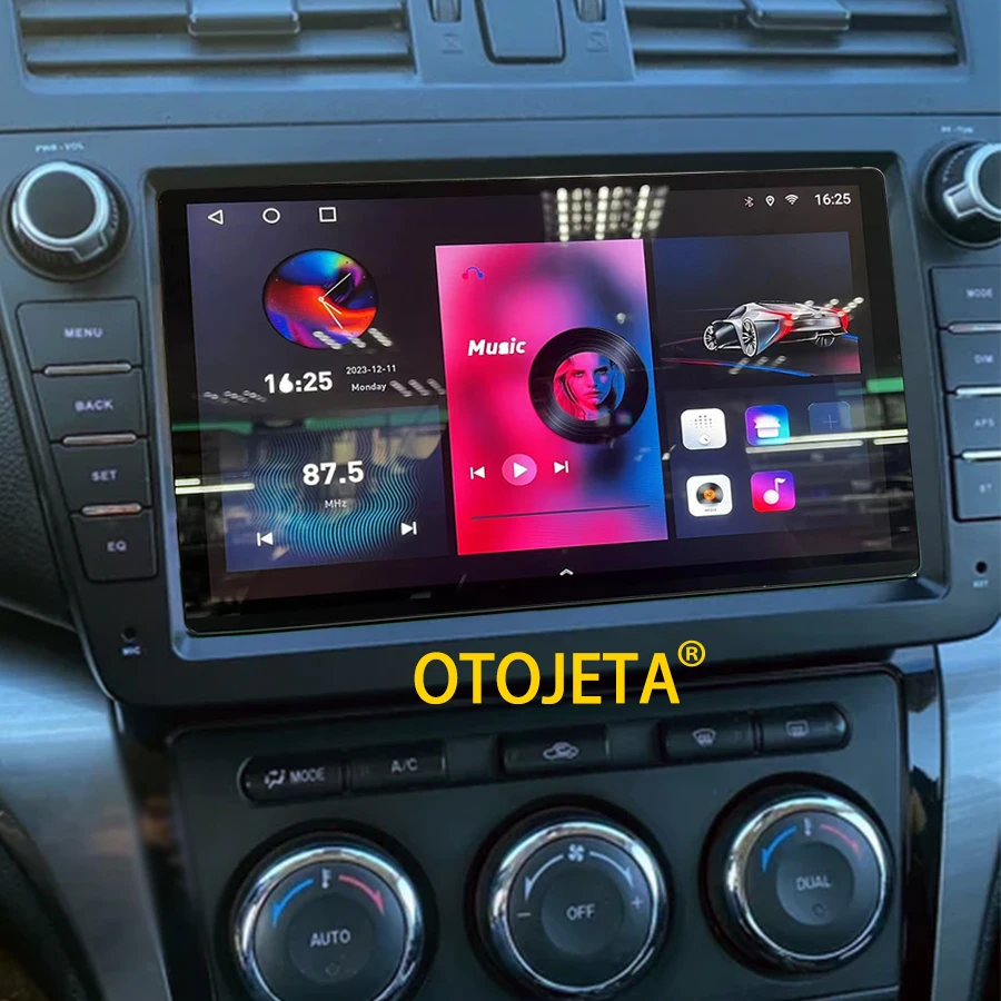 

9-дюймовый Android 14 автомобильный радиоприемник мультимедиа для Mazda 6 6 (GH) RUI 2008 2010 2012 2013 2015 навигация CarPlay GPS автоматический видеоплеер