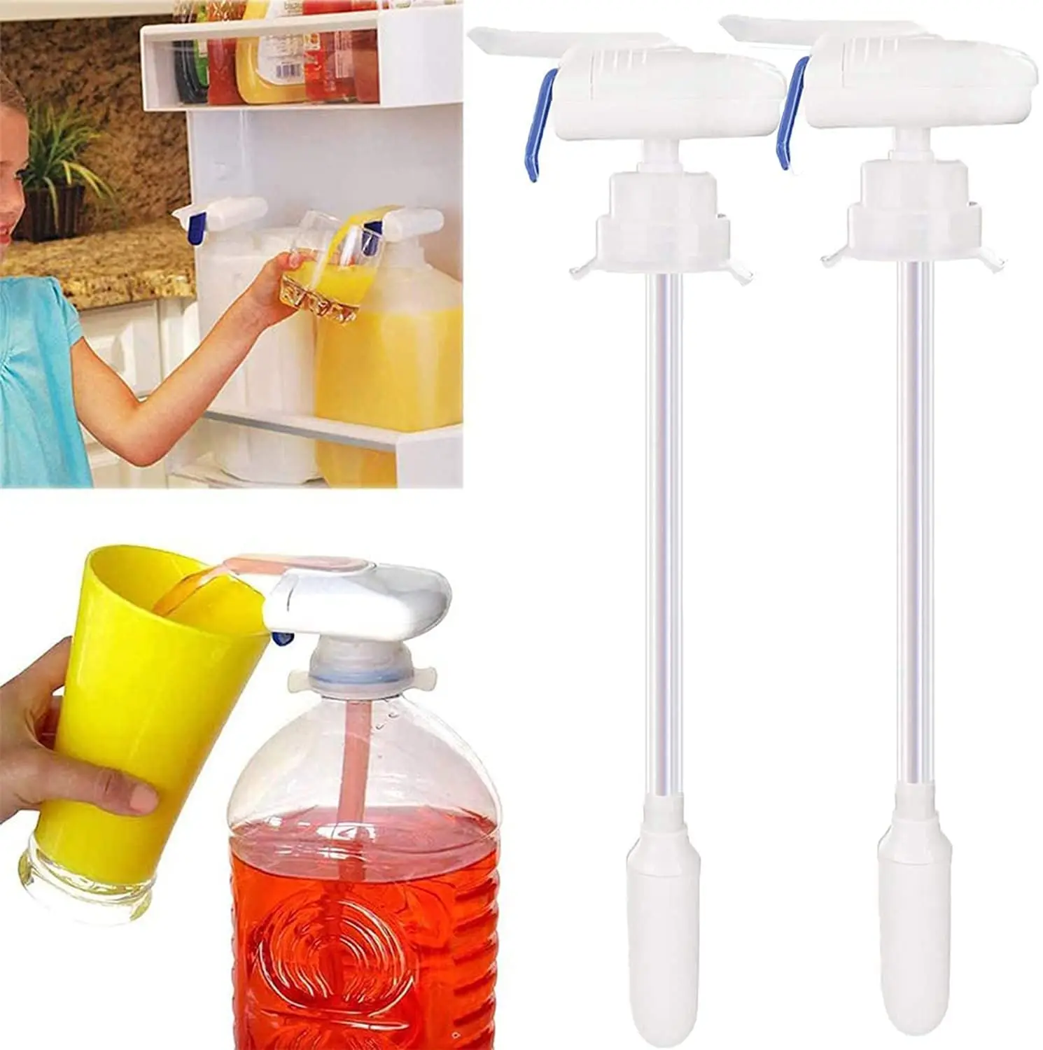 Outdoor,Kitchen Automatic Drink Dispenser,Milk Dispenser for Fridge  Gallon,Hands-Free,Can Prevent Milk and Beer From Overflowing | AliExpress