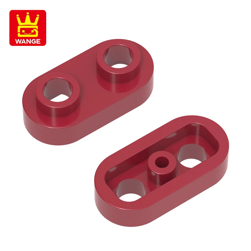 Wange 35480 50g/185PCS Round 1 x 2 with Open Stud Short Circle holes Block Moc Compatible Brick DIY Toys