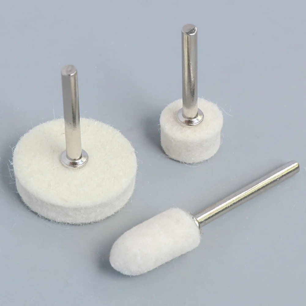 Полировальный шлифовальный круг из шерстяного войлока для аксессуаров Dremel и