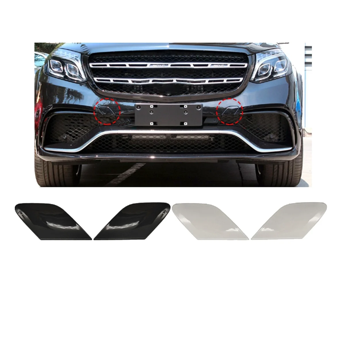 Передний правый бампер автомобиля крышка буксировочного крюка окрашенная