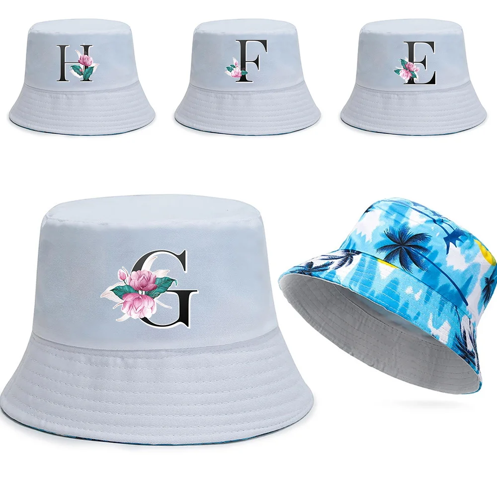 

Whitemarble Double Sided Fisherman Hat Big Size Fashion Hawaii Korean Autumn Hats for Men Women New Casual Panama Hat Bucket Cap
