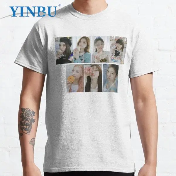 

Nmixx Vixx Photo Baking Party O O Lily Haewon Sullyoon Jinni Bae Jiwoo Kyujin Men's t-shirt 2023 new in YINBU Brand Graphic Tee
