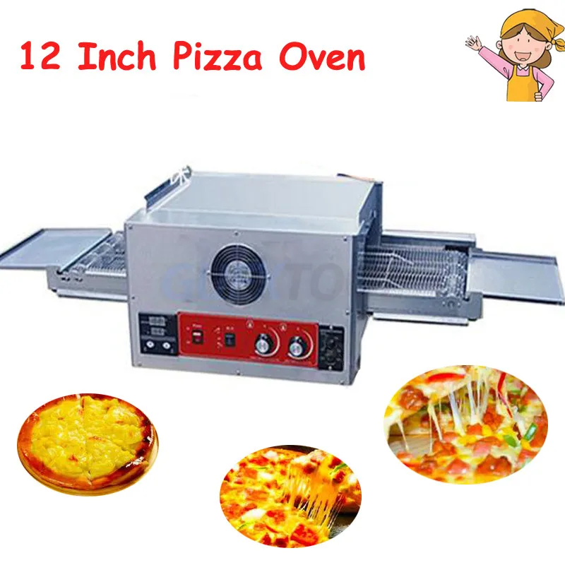 Электрическая конвейерная печь для пиццы коммерческая 12 дюймов 220 В большой