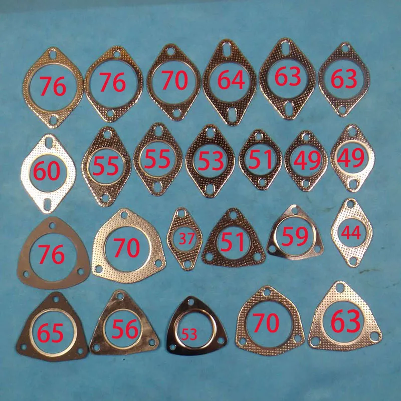 

1pc Automobile exhaust pipe gasket flange