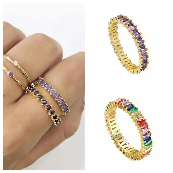 

European and American 24k Gold-Plated Silver Spiral Pattern Punk Finger Ring For Girls Woman Engagement Anniversary Ring Jewelry