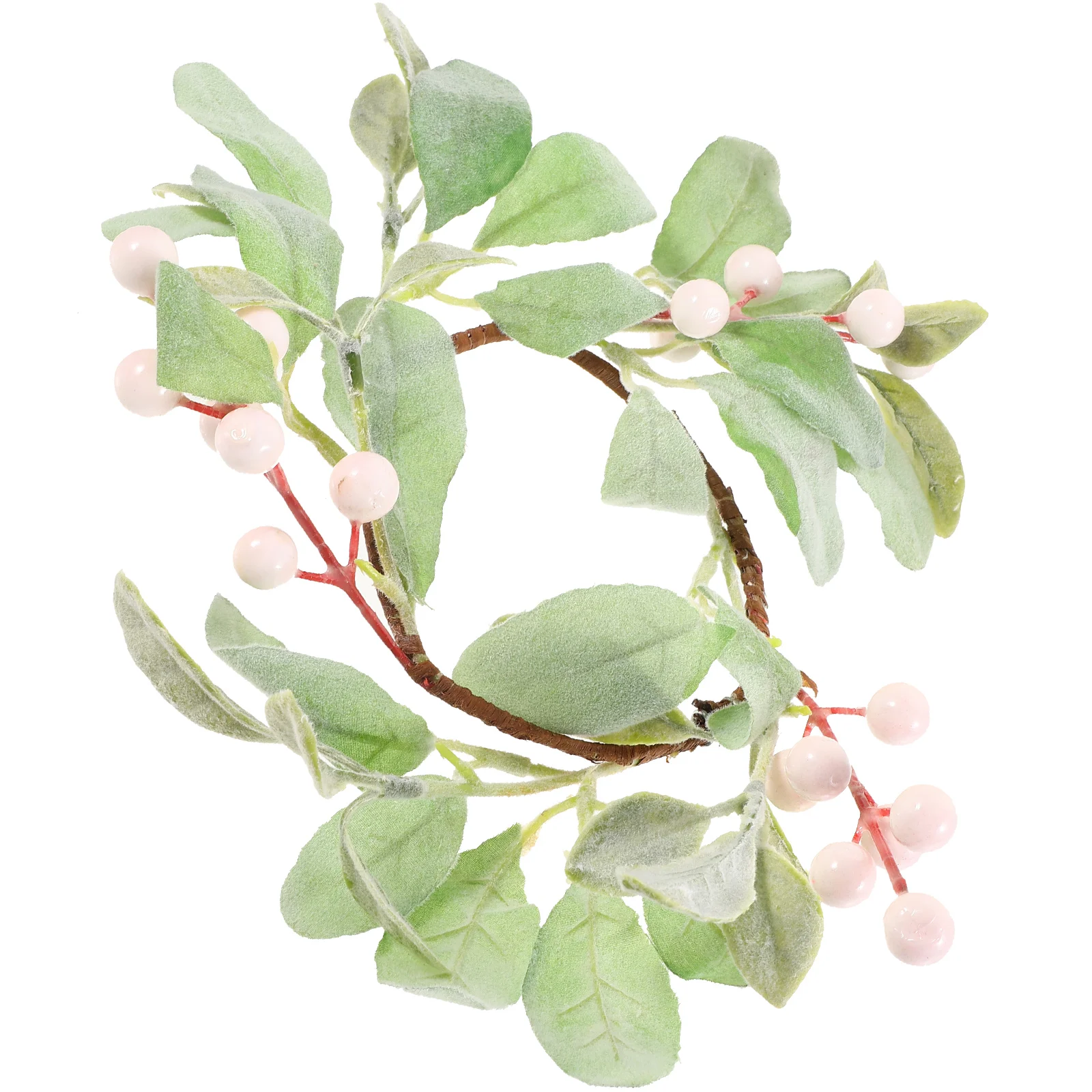 

Flower Garland Leaf Rings Artificial Wreath Berry Party Mini Wreaths